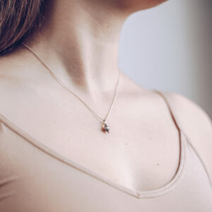 GENTLE LOVE- Rosebud necklace