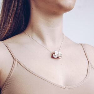 BEAUTY AND LOVE- orchid necklace Unique